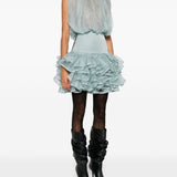 Miniabito con ruches in blu Viktor&rolf - donna 