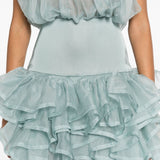 Miniabito con ruches in blu Viktor&rolf - donna 