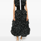 Abito con ruches a pois in nero Viktor&rolf - donna 