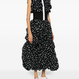 Abito con ruches a pois in nero Viktor&rolf - donna 