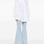 Camicia con con colletto over in bianco Viktor&rolf - donna 