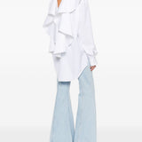 Camicia con con colletto over in bianco Viktor&rolf - donna 