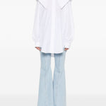 Camicia con con colletto over in bianco Viktor&rolf - donna 