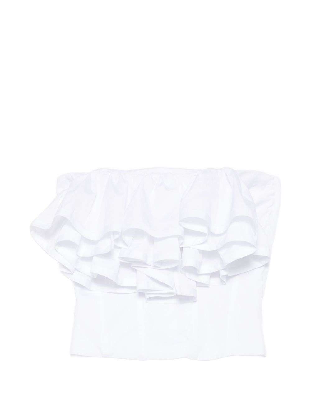 Top volant in bianco Viktor&rolf - donna 