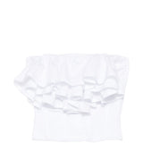 Top volant in bianco Viktor&rolf - donna 