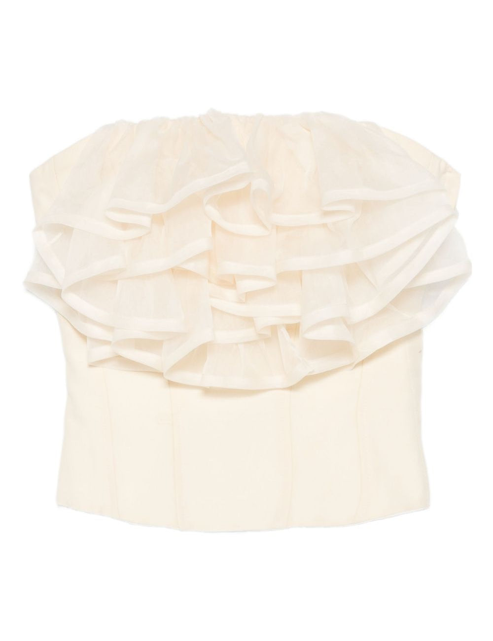 Top con ruches in beige Viktor&rolf - donna 