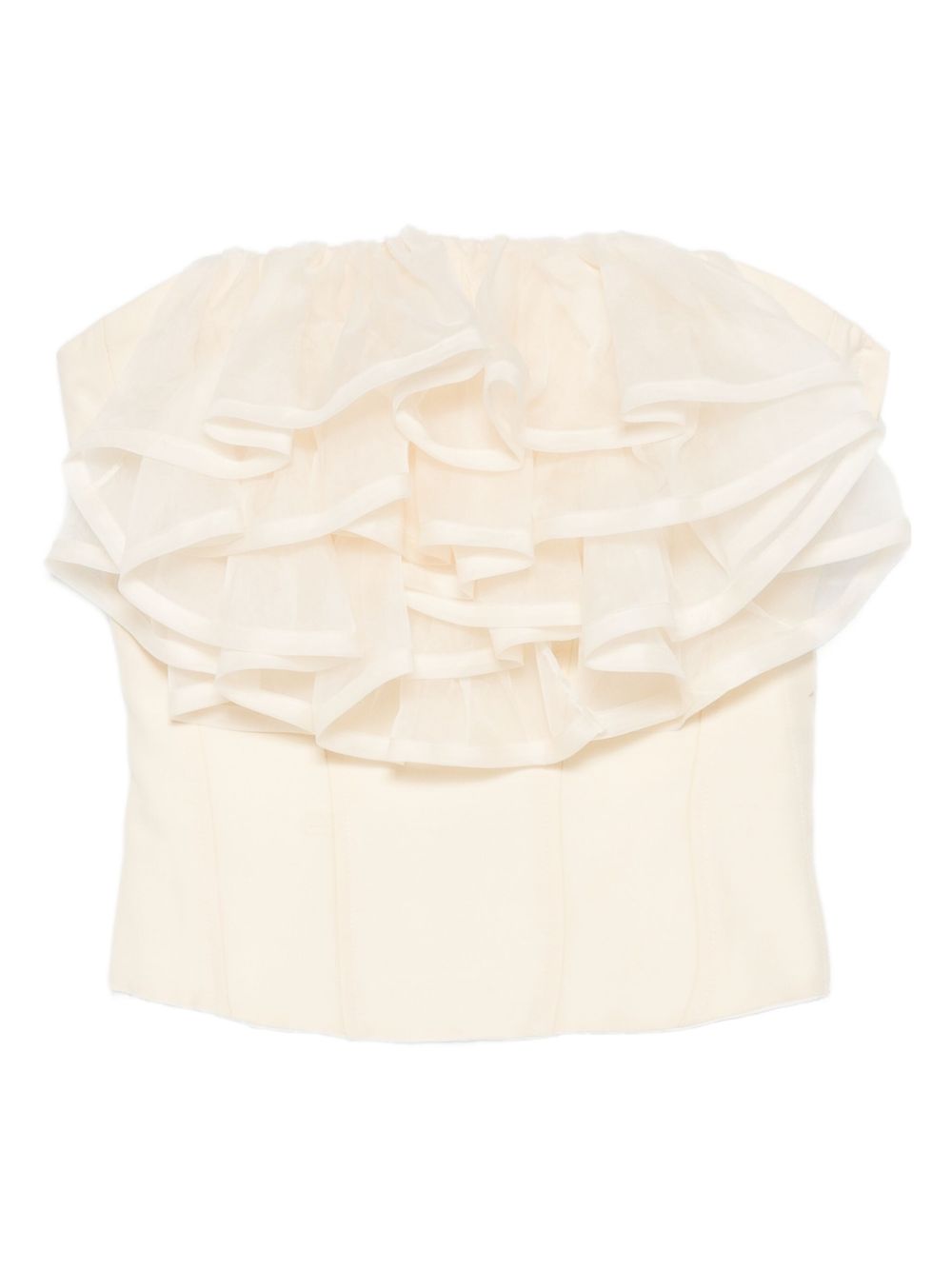 Top con ruches in beige Viktor&rolf - donna 