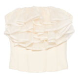 Top con ruches in beige Viktor&rolf - donna 