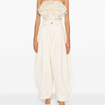 Top con ruches in beige Viktor&rolf - donna 