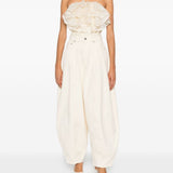 Top con ruches in beige Viktor&rolf - donna 