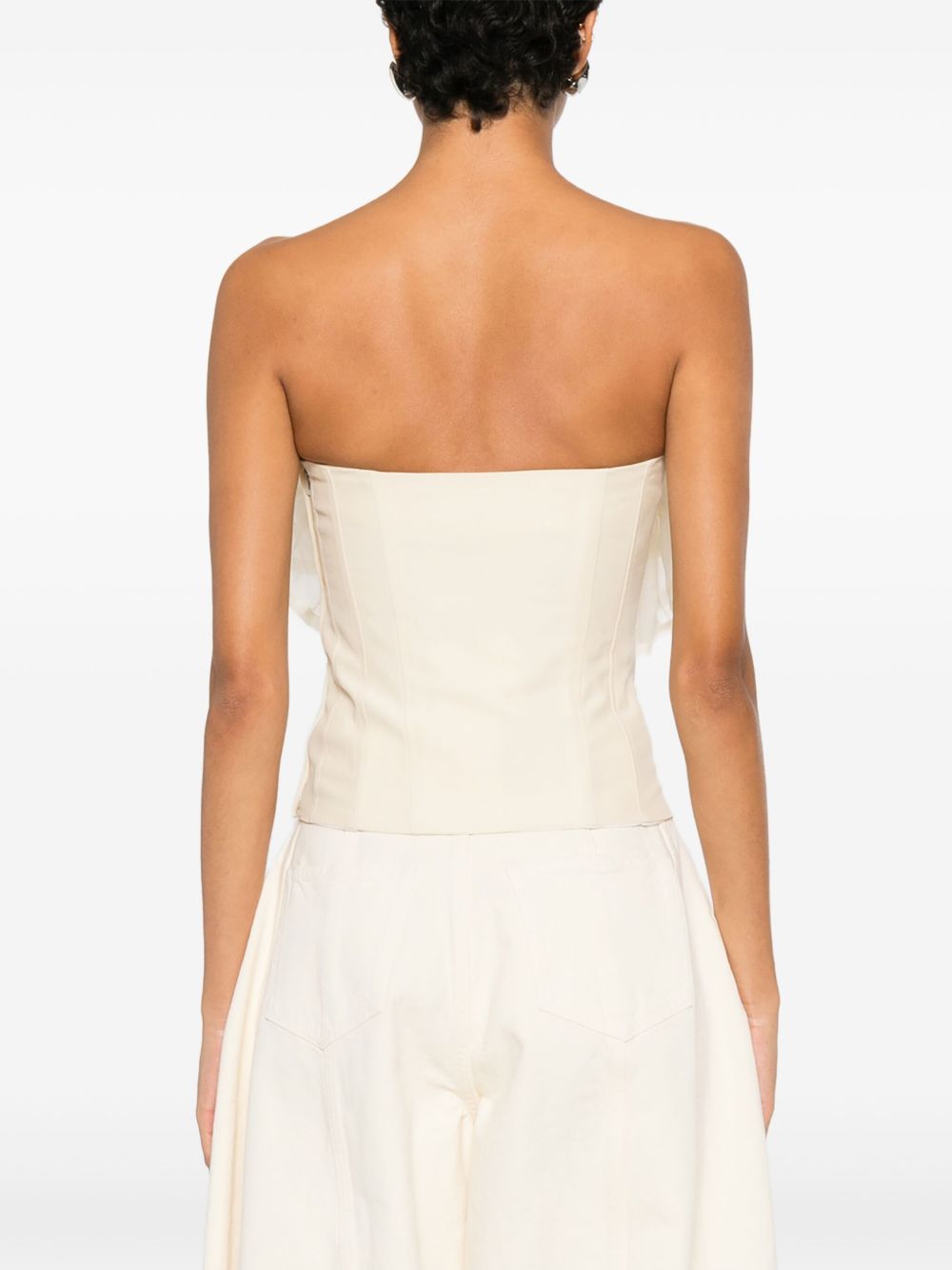 Top con ruches in beige Viktor&rolf - donna 