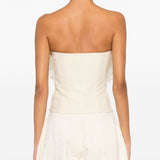 Top con ruches in beige Viktor&rolf - donna 