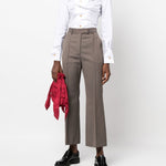 Camicia con logo Orb in bianco Vivienne Westwood - donna 