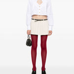 Camicia crop con cut-out a cuore in bianco Vivienne westwood - donna 