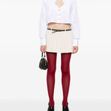 Camicia crop con cut-out a cuore in bianco Vivienne westwood - donna 