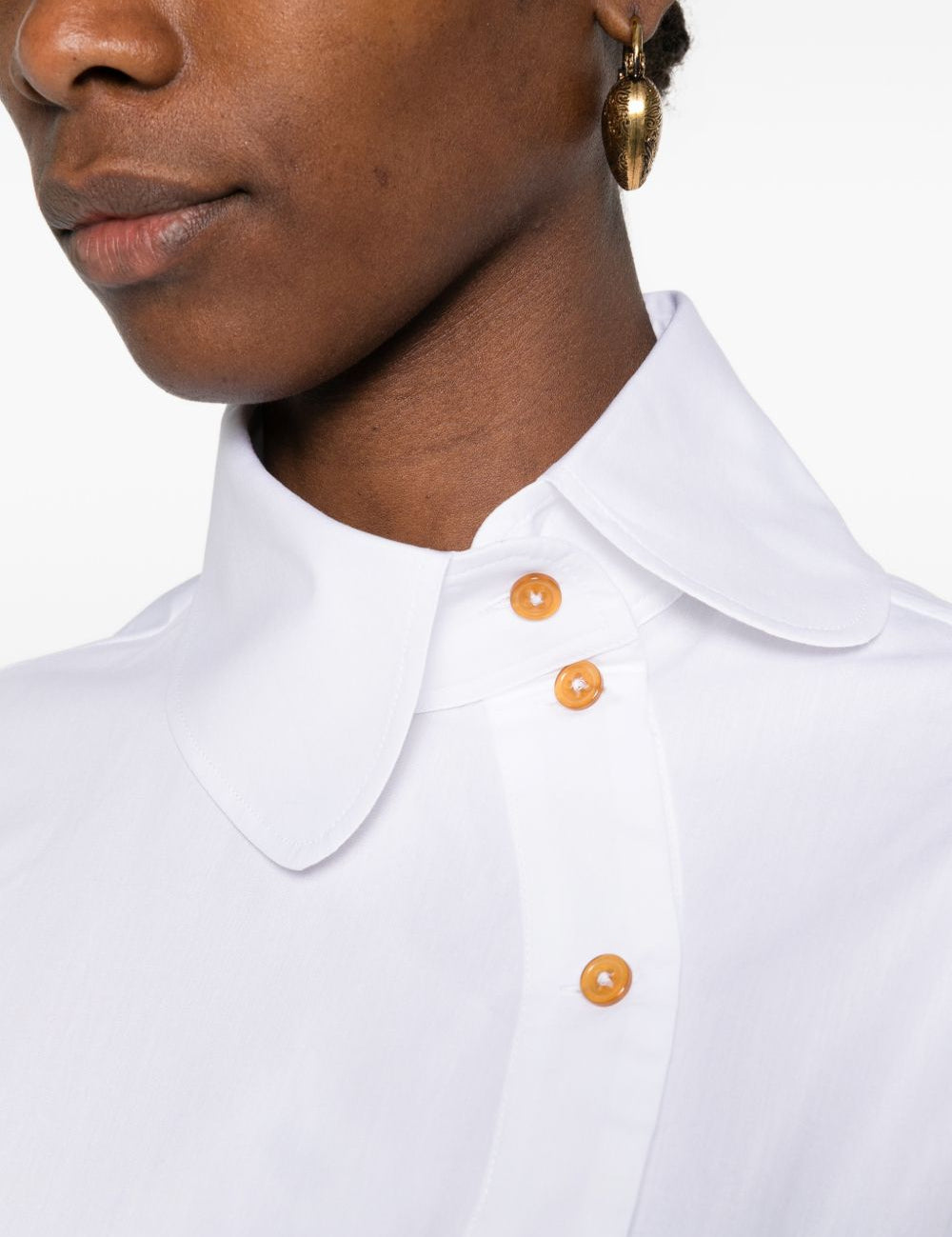 Camicia con chiusura decentrata bella in bianco Vivienne westwood - donna 