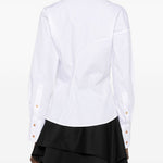Camicia con chiusura decentrata bella in bianco Vivienne westwood - donna 
