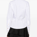 Camicia con chiusura decentrata bella in bianco Vivienne westwood - donna 