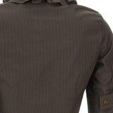 Camicia a righe con volant di Tolosa in verde Vivienne westwood - donna 