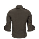 Camicia a righe con volant di Tolosa in verde Vivienne westwood - donna 