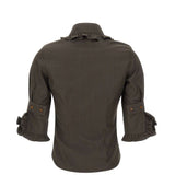 Camicia a righe con volant di Tolosa in verde Vivienne westwood - donna 
