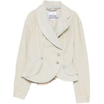 Giacca asimmetrica in celeste Vivienne westwood - donna 