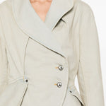 Giacca asimmetrica in celeste Vivienne westwood - donna 