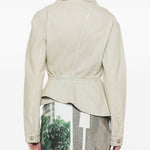 Giacca asimmetrica in celeste Vivienne westwood - donna 