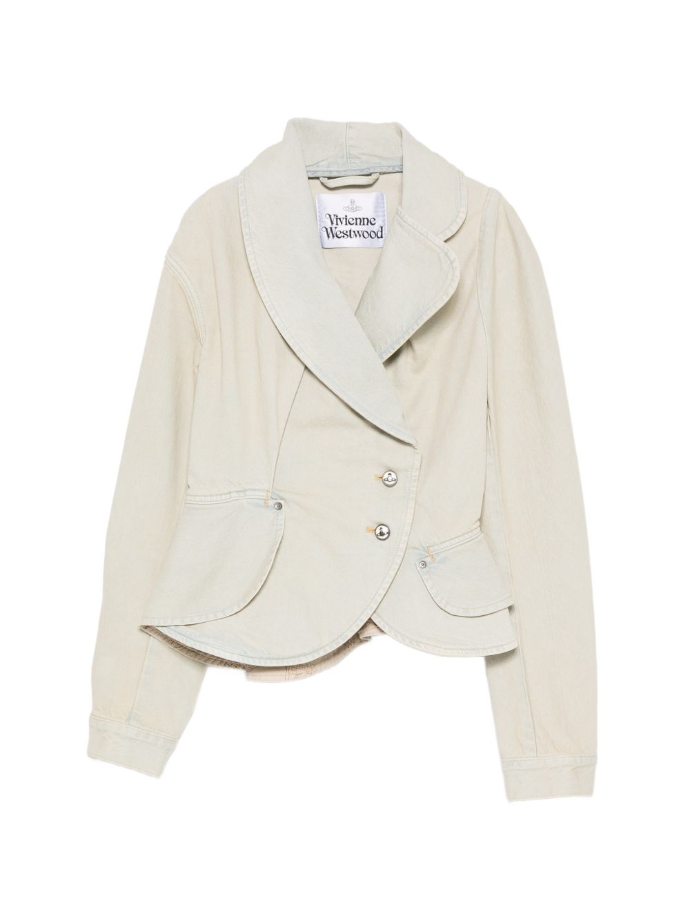 Giacca asimmetrica in celeste Vivienne westwood - donna 
