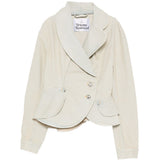 Giacca asimmetrica in celeste Vivienne westwood - donna 