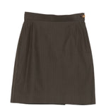 Gonna mini gessata in verde militare Vivienne Westwood - donna 