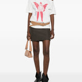 Gonna mini gessata in verde militare Vivienne Westwood - donna 