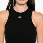 Canotta 90s in nero vivienne westwood - donna 