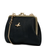 Clutch Granny Frame Purse in nero Vivienne Westwood - donna 