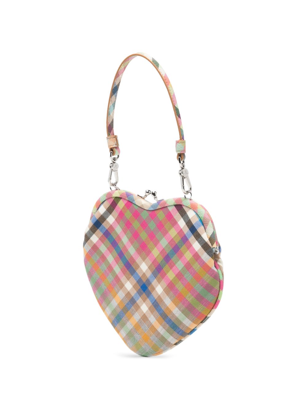 Borsa a quadri belle heart multicolore Vivienne westwood - donna 