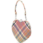 Borsa a quadri belle heart multicolore Vivienne westwood - donna 