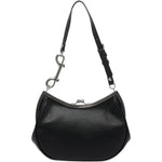 Borsa a spalla con placca Orb in nero Vivienne Westwood - donna 