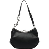 Borsa a spalla con placca Orb in nero Vivienne Westwood - donna 
