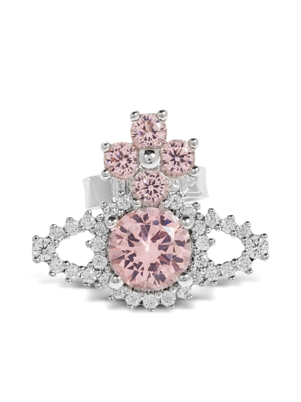 Orecchini Orb con cristalli in rosa Vivienne westwood - donna 