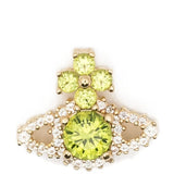 Orecchini valentina orb in verde e oro vivienne westwood - donna 