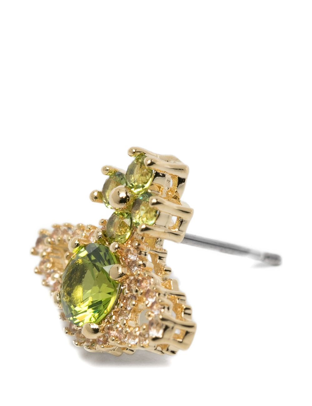 Orecchini valentina orb in verde e oro vivienne westwood - donna 