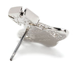 Orecchini a bottone con cristalli in argento Vivienne westwood - donna 