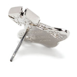 Orecchini a bottone con cristalli in argento Vivienne westwood - donna 