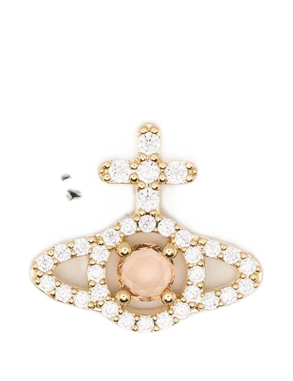 Orecchini olympia orb in rosa e oro vivienne westwood - donna 