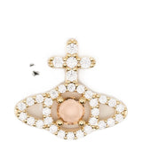 Orecchini olympia orb in rosa e oro vivienne westwood - donna 