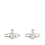 Orecchini orb con cristalli in argento Vivienne westwood - donna 