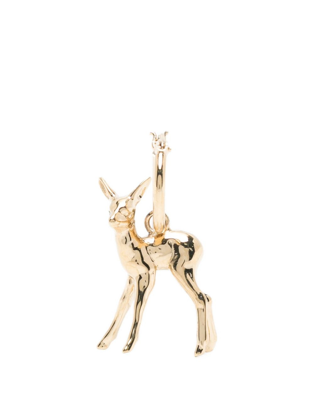 Orecchini a cerchio con sfera di cervo in oro Vivienne westwood - donna 