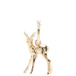 Orecchini a cerchio con sfera di cervo in oro Vivienne westwood - donna 