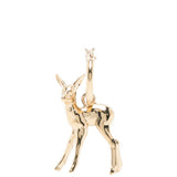 Orecchini a cerchio con sfera di cervo in oro Vivienne westwood - donna 