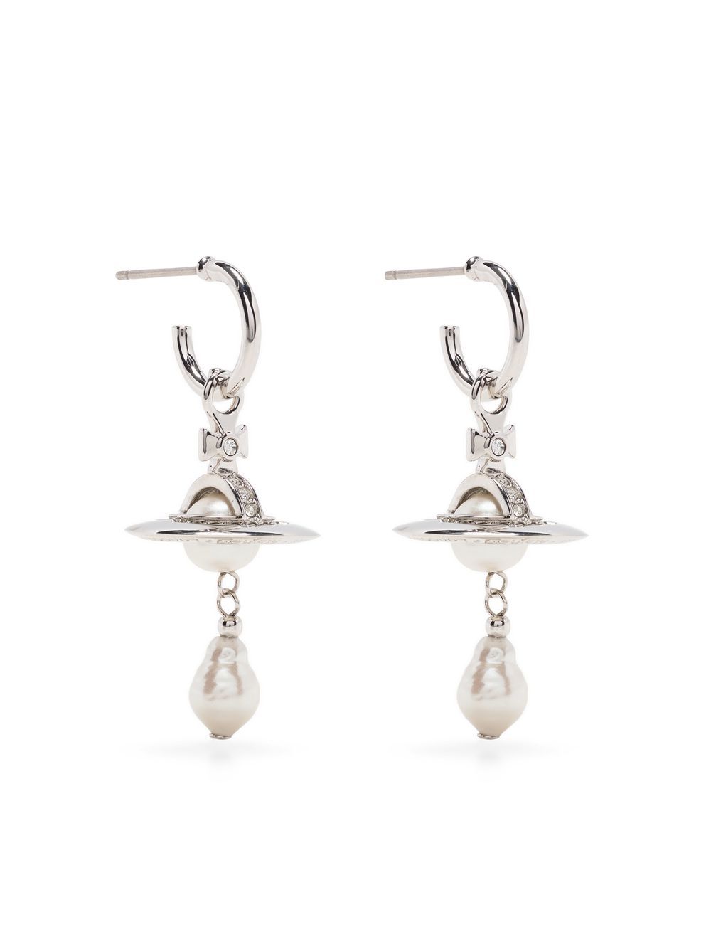 Orecchini con dettaglio Orb in argento Vivienne westwood - donna 